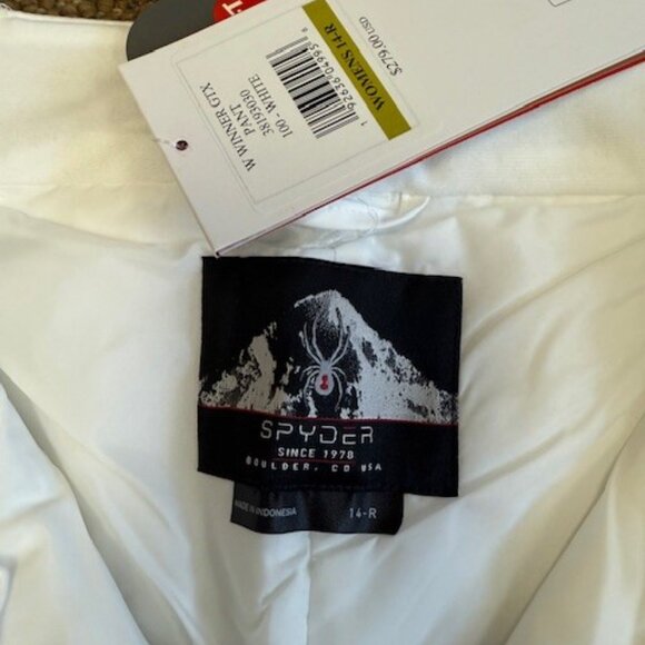 NWT Spyder Women's Gore Tex Ski Pants Size 14R White - Picture 4 of 6